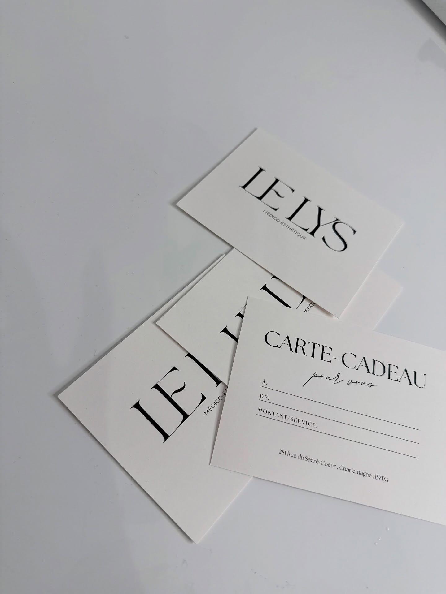 Carte-cadeau Le Lys